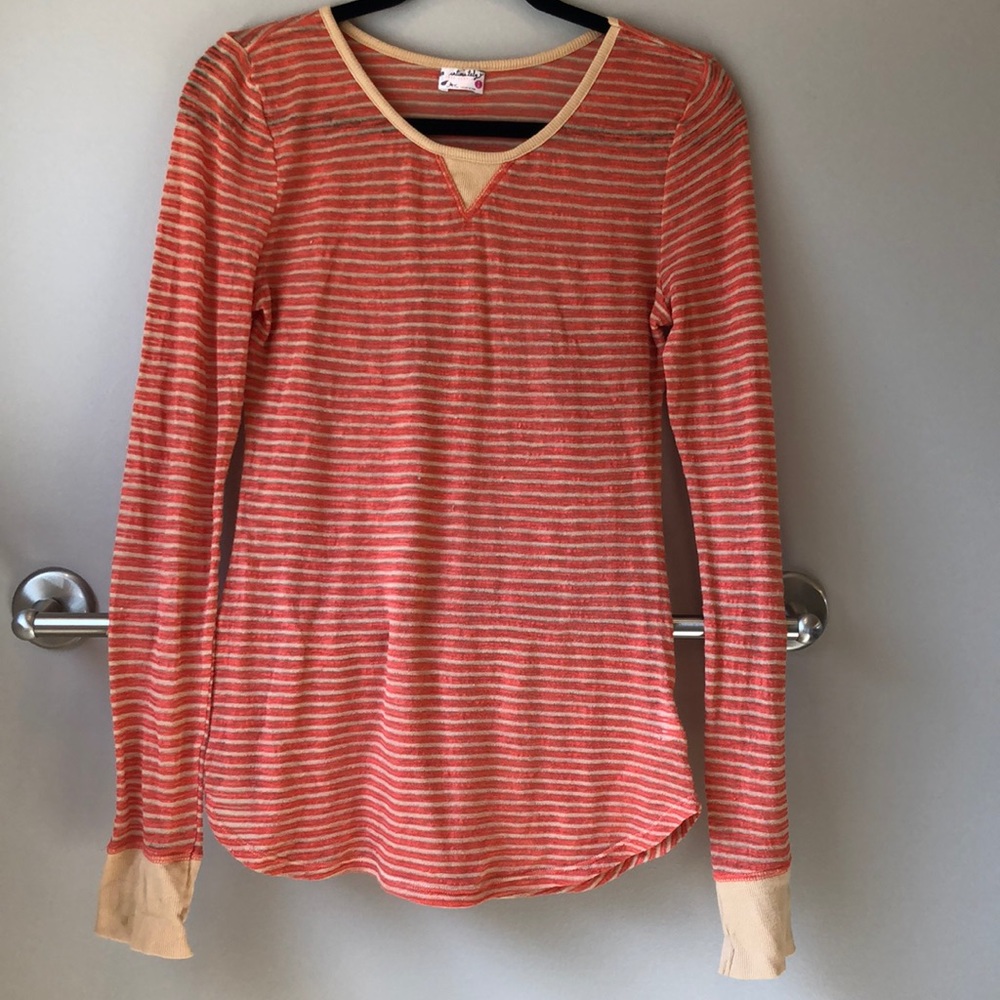 Sheer free people shirt